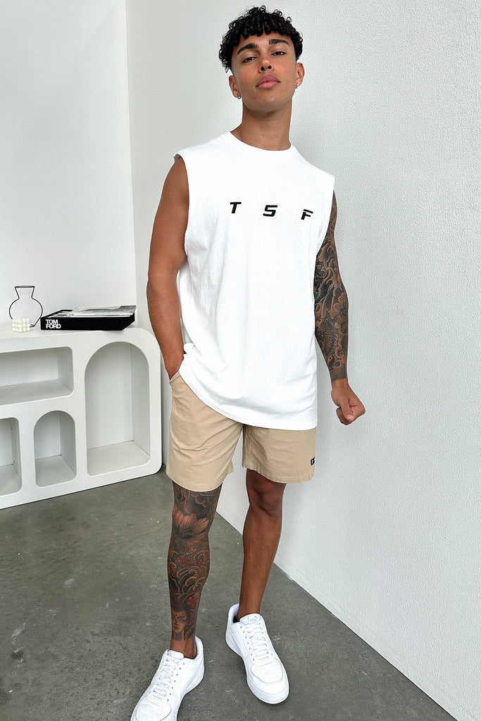 Troy Tank Top - White