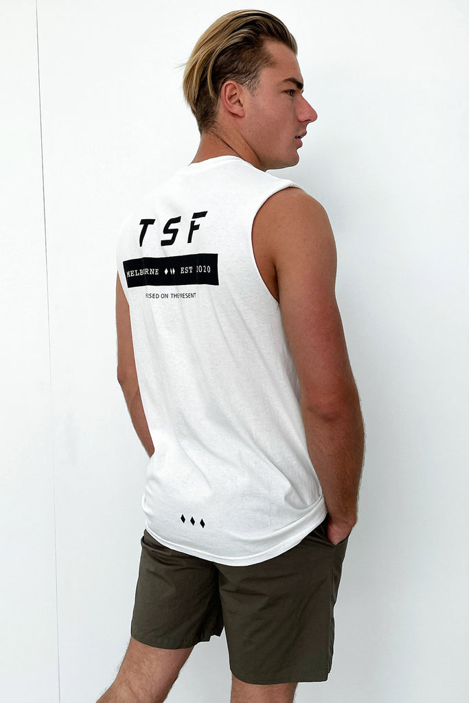 Troy Tank Top - White