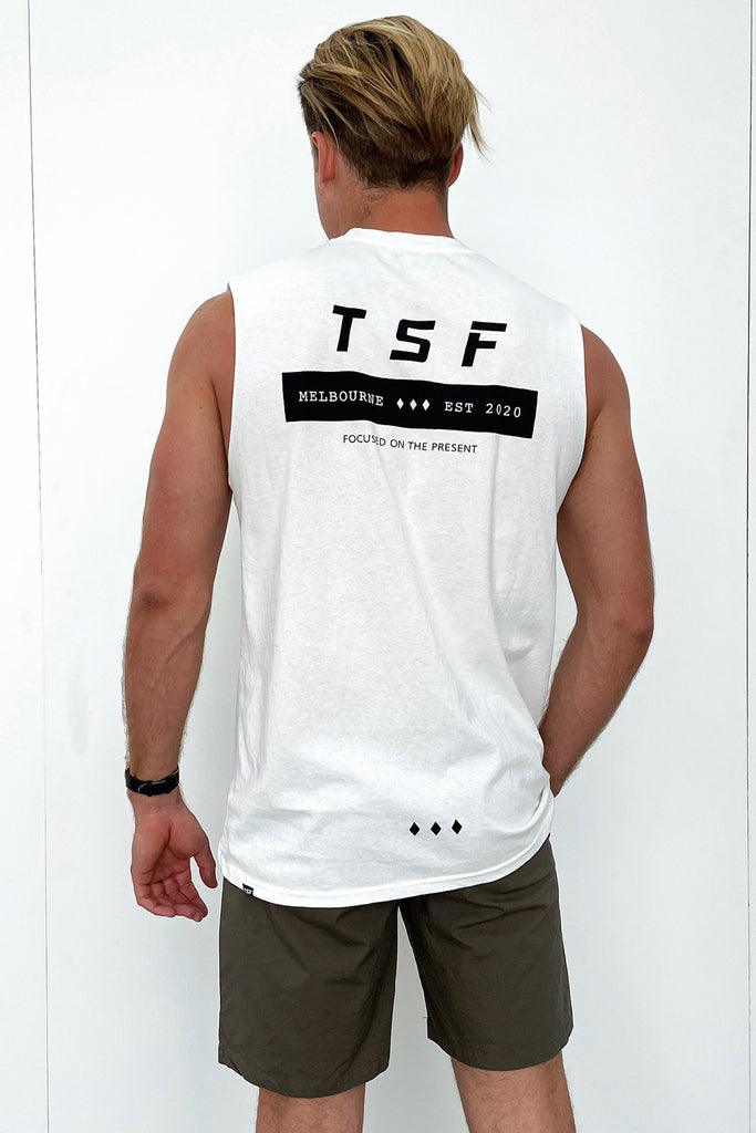 Troy Tank Top - White